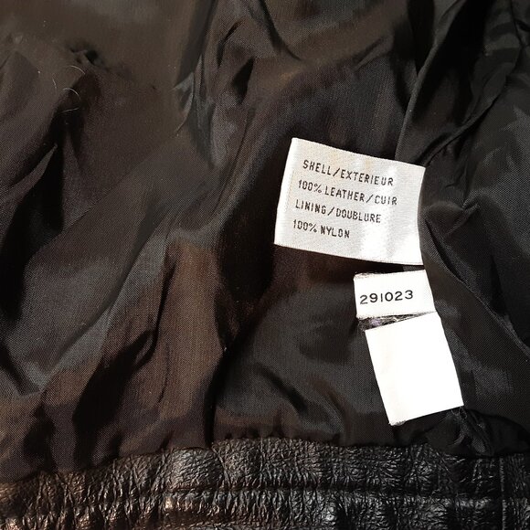 Vintage 1980s Paris Sport Club Paisley Leather Suede Jacket Womens L Black Korea - Picture 3 of 6